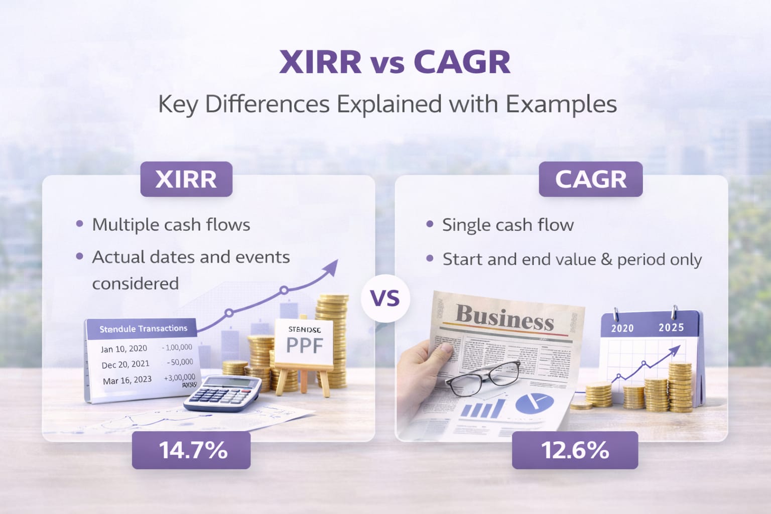 XIRR vs CAGR