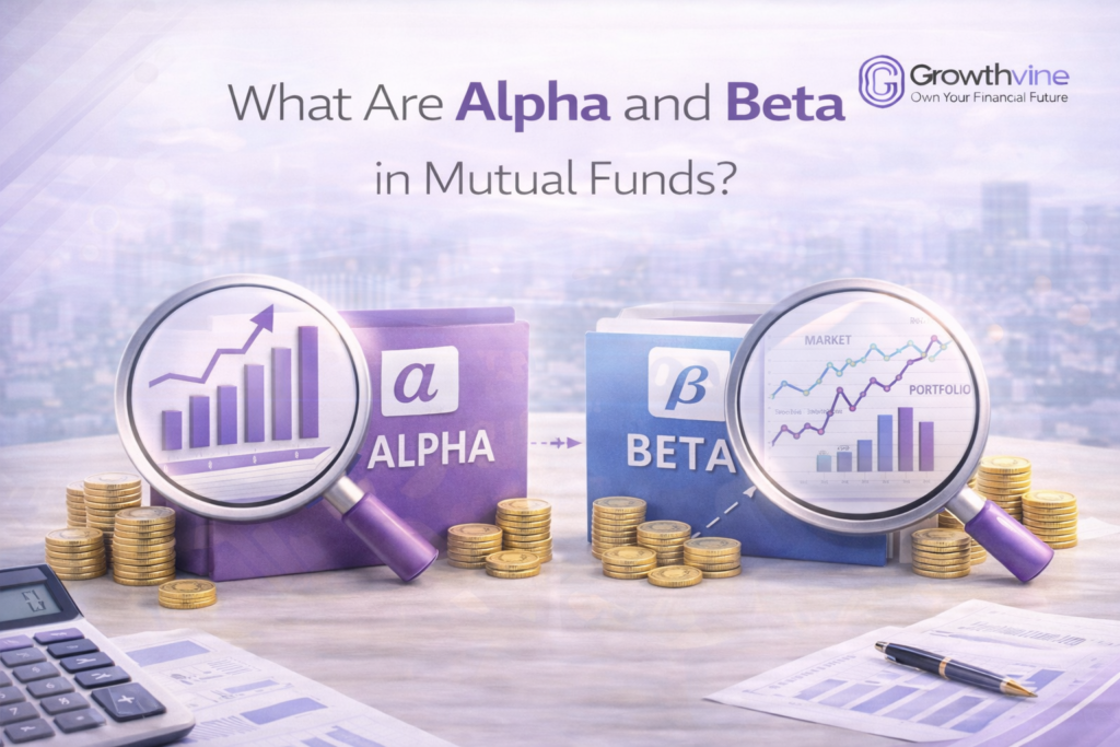 Alpha and Beta in a Mutual Funds