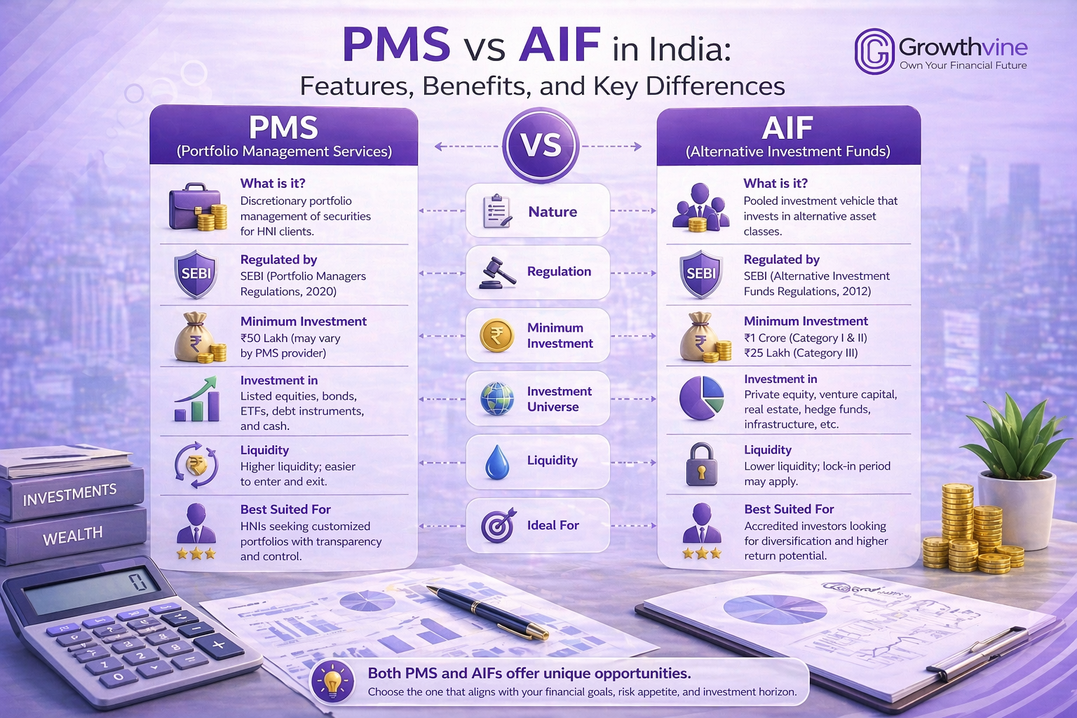 PMS vs AIF